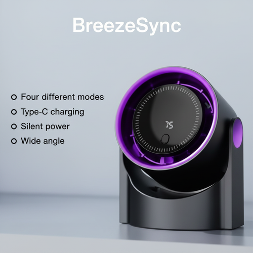 BreezeSync Portable Fan